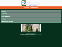 Tablet Screenshot of la-seauve-sur-semene.fr